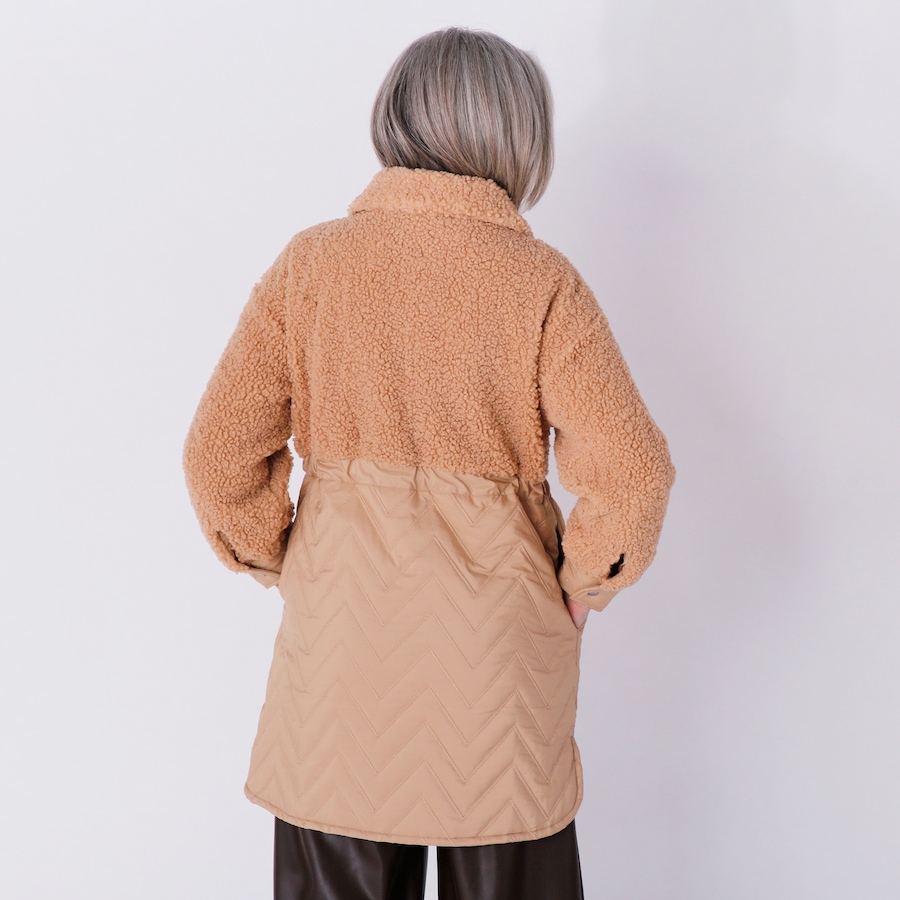 Image 231885_ALTMORE2.jpg, Product 231-885 / Price $24.33, Crystal Kobe Mixed-Media Sherpa Jacket from Crystal Kobe on TSC.ca's Fashion department
