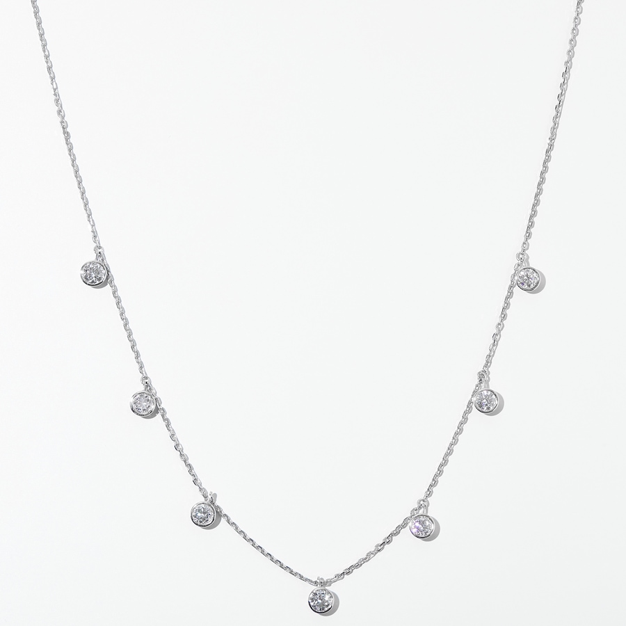 Image 231957_WG1P5.jpg, Product 231-957 / Price $1,699.99 - $3,399.99, EVERA Diamonds 14K Gold Round Shape Diamond Station Necklace from Evera Diamonds on TSC.ca's Jewellery department