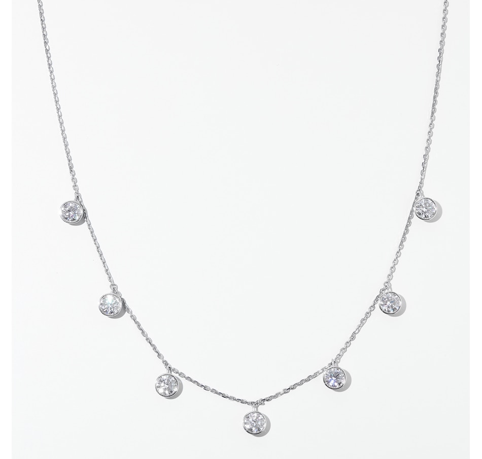 Image 231957_WG4CT.jpg, Product 231-957 / Price $2,299.99 - $3,599.99, EVERA Diamonds 14K Gold Round Shape Diamond Station Necklace from Evera Diamonds on TSC.ca's Jewellery department