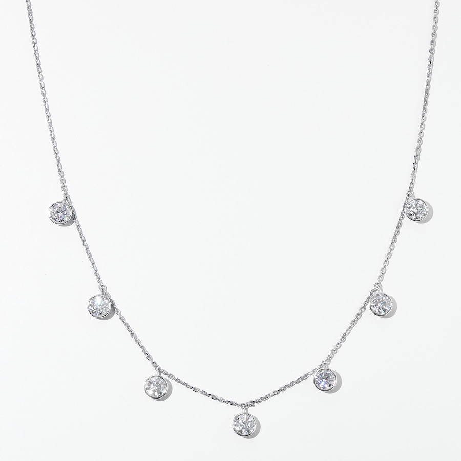 Image 231957_WG4CT.jpg, Product 231-957 / Price $1,699.99 - $3,399.99, EVERA Diamonds 14K Gold Round Shape Diamond Station Necklace from Evera Diamonds on TSC.ca's Jewellery department