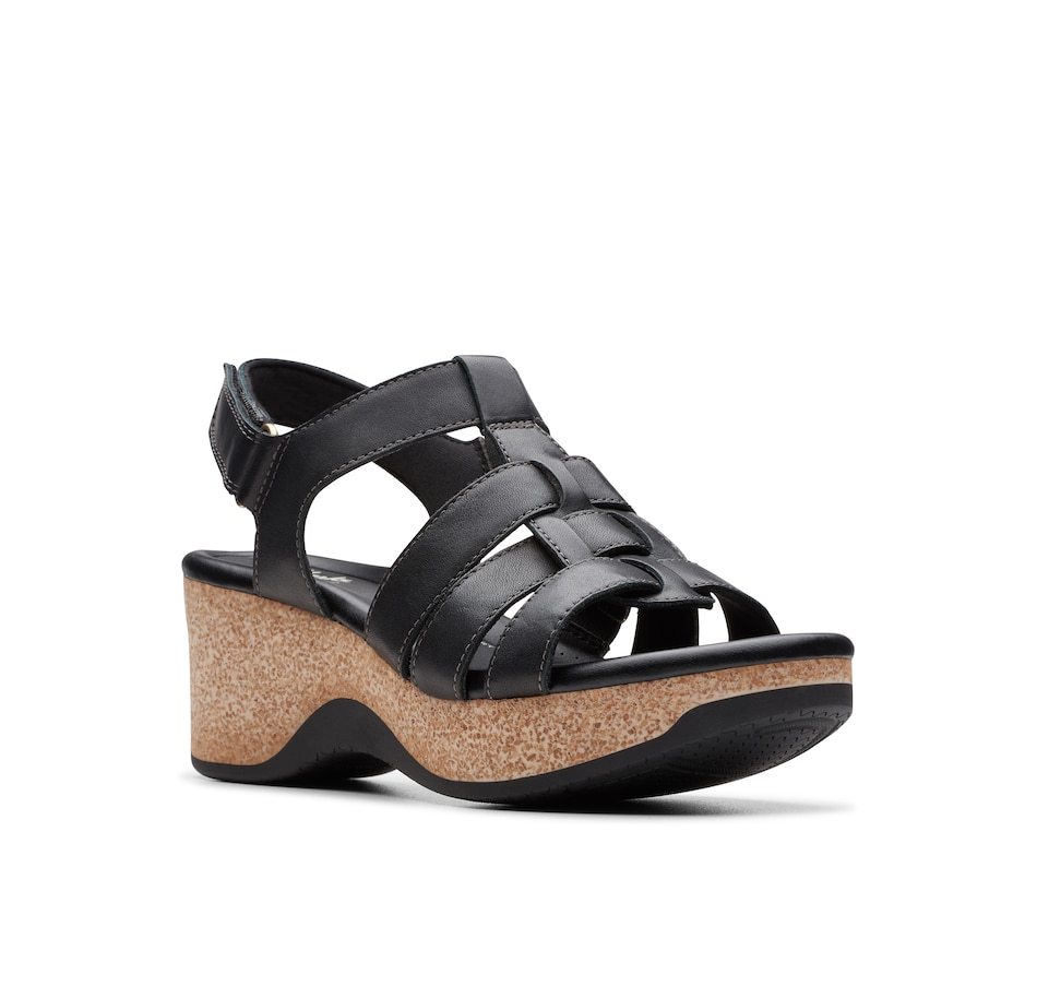 Clothing & Shoes - Shoes - Sandals - Clarks Chelseah Peak Wedge Sandal ...