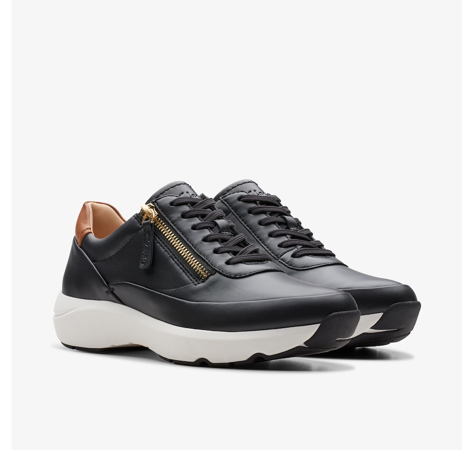 Image 232004_BLK.jpg, Product 232-004 / Price $59.33, Clarks Tivoli Zip Sneaker from Clarks Footwear on TSC.ca's Shoes department