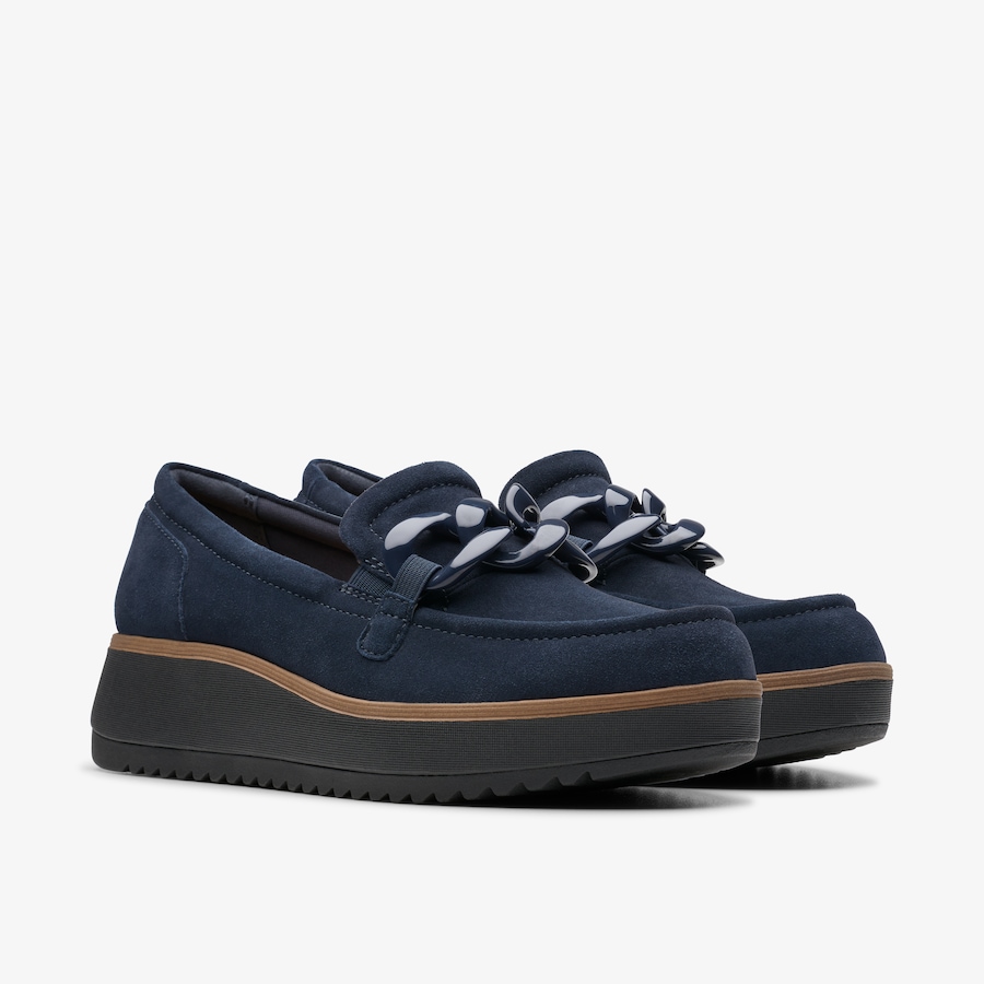 Image 232013_NVSUD.jpg, Product 232-013 / Price $120.00, Clarks Zylah May Loafer from Clarks Footwear on TSC.ca's Shoes department
