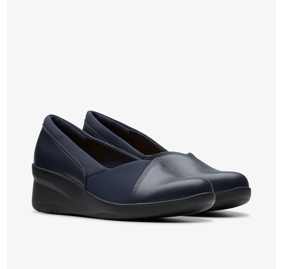 Image 232017_NVY.jpg, Product 232-017 / Price $44.33, Clarks Suttyn Walk Wedge from Clarks Footwear on TSC.ca's Shoes department