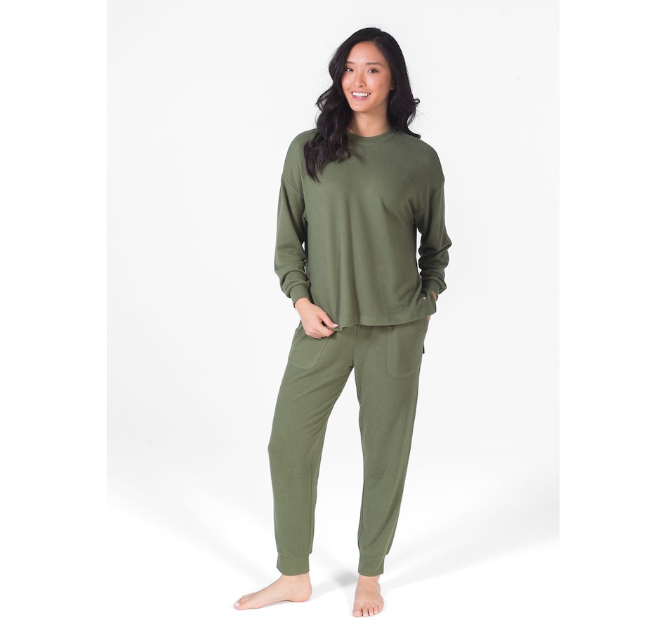 Image 232022_OLI.jpg, Product 232-022 / Price $49.33, Latte Love Long sleeve Drop Shoulder Top and Jogger Set from LATTELOVE on TSC.ca's Fashion department