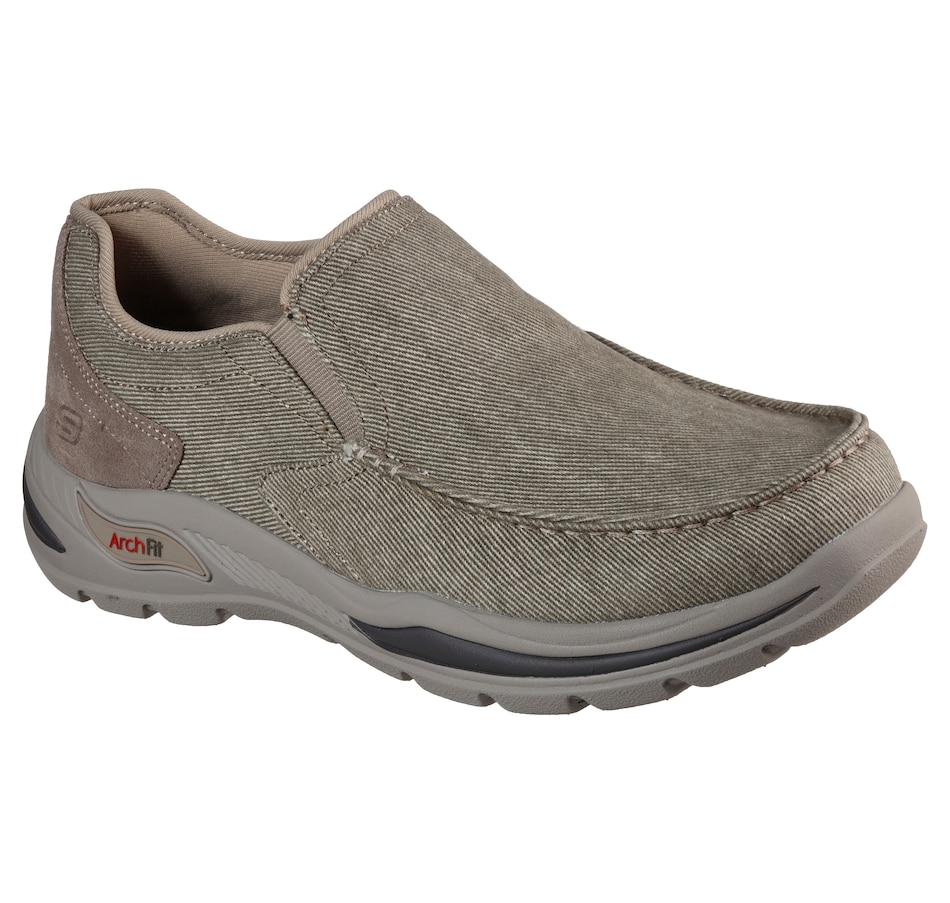 Men's Skechers, Arch Fit Motley - Vaseo Slip-On - Wide Width, Brown :  : Clothing, Shoes & Accessories