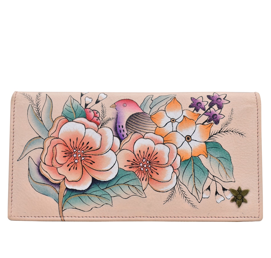 Image 232201_VNGRN.jpg, Product 232-201 / Price $79.88, Anuschka Wallet from Anuschka Handbags on TSC.ca's Fashion department