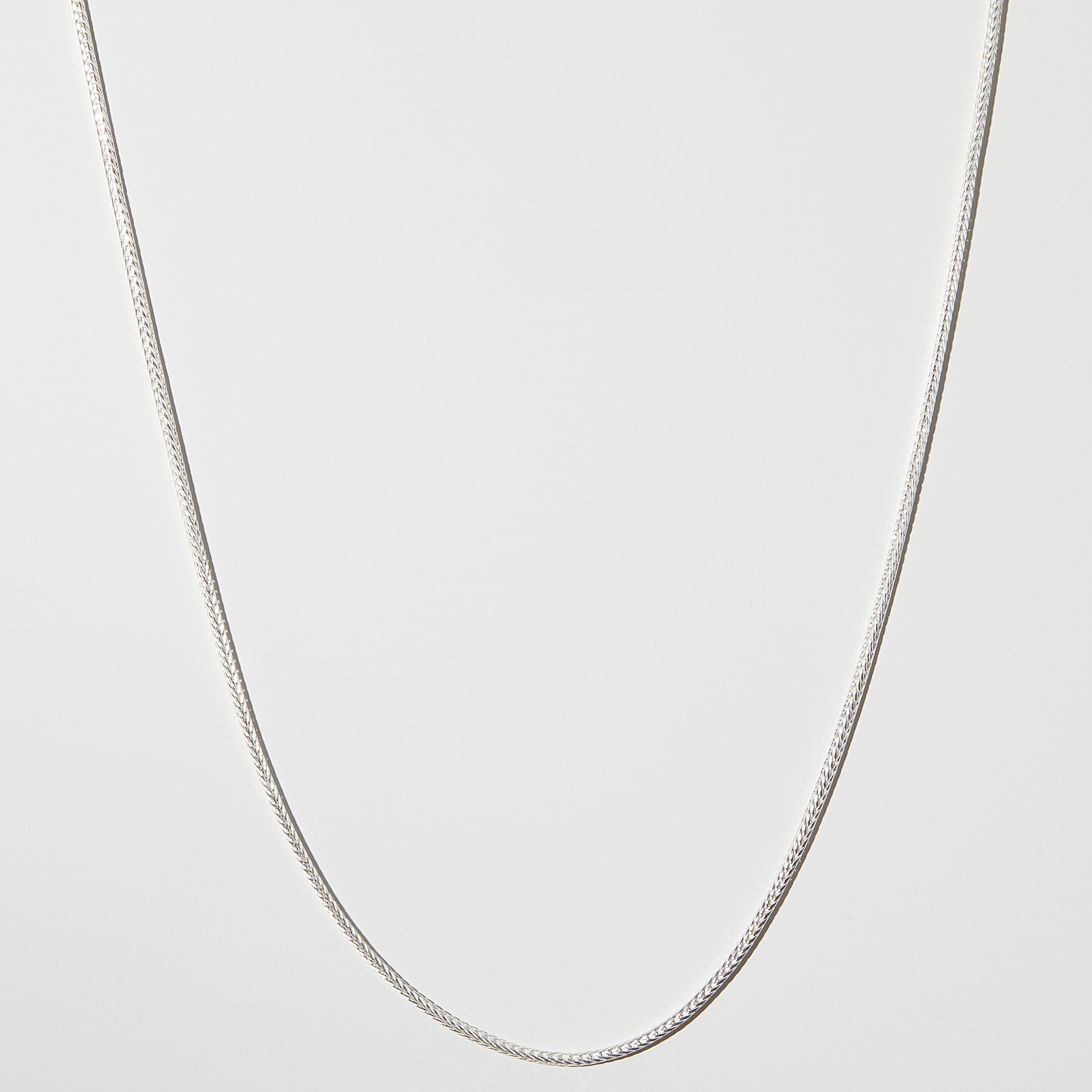 Silver Gallery Sterling Silver Round Smooth Foxtail Chain