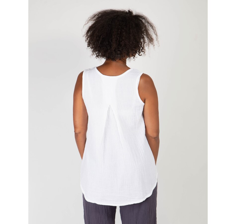 Image 232266_ALTMORE1.jpg, Product 232-266 / Price $39.88, Shannon Passero Cotton Gauze Katy Tank Top from Shannon Passero on TSC.ca's Fashion department