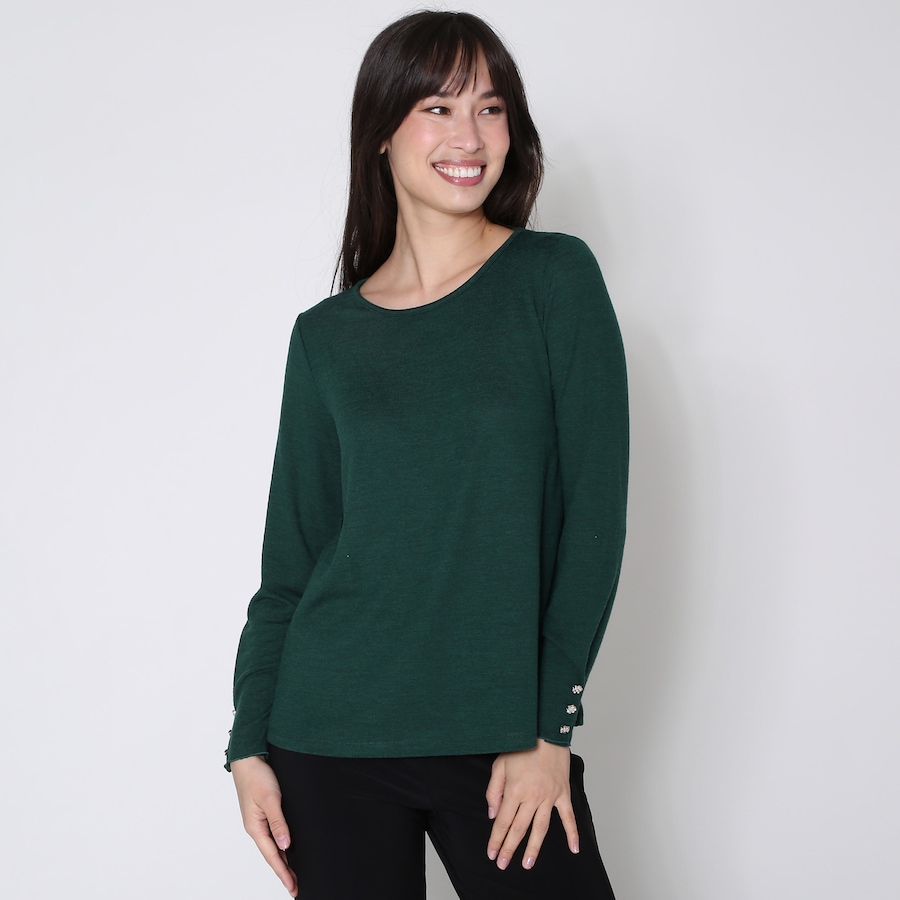 Image 232342_DPGR.jpg, Product 232-342 / Price $23.33, Kim & Co. Soft Touch Long Sleeve Fancy Button Top from Kim & Co. on TSC.ca's Fashion department