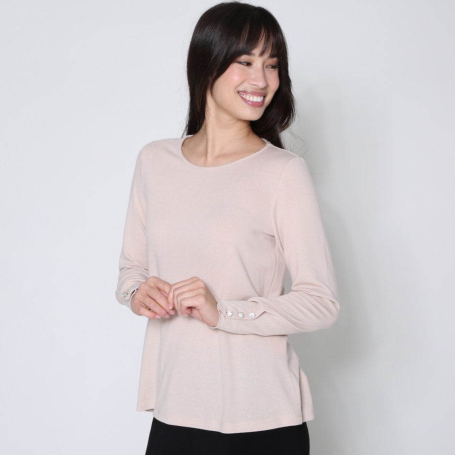 Image 232342_LAT.jpg, Product 232-342 / Price $23.33, Kim & Co. Soft Touch Long Sleeve Fancy Button Top from Kim & Co. on TSC.ca's Fashion department