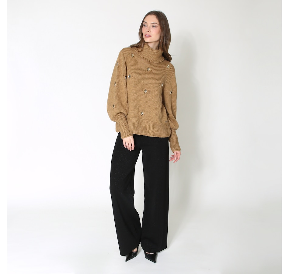 Image 232373_CML.jpg, Product 232-373 / Price $44.33, Aggel Knitwear Embellished Sweater with Crystals from Aggel on TSC.ca's Fashion department