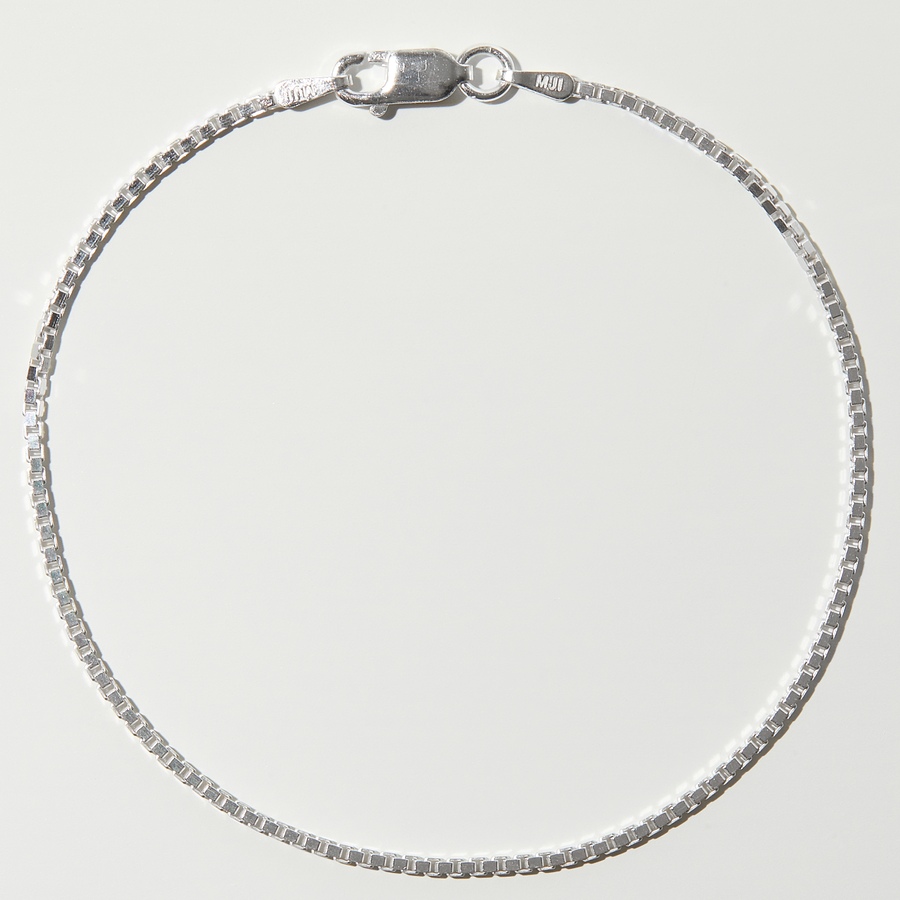 Image 232591.jpg, Product 232-591 / Price $19.88, Silver Gallery Sterling Silver Box Link Four Side Diamond Cut Chain Bracelet from Silver Gallery on TSC.ca's Jewellery department