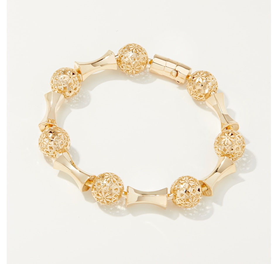 Image 232667_ALTMORE1.jpg, Product 232-667 / Price $2,199.99, Stefano Oro 14K Yellow Gold Sfera Preziosa Ricami Bracelet from Stefano Oro on TSC.ca's Jewellery department