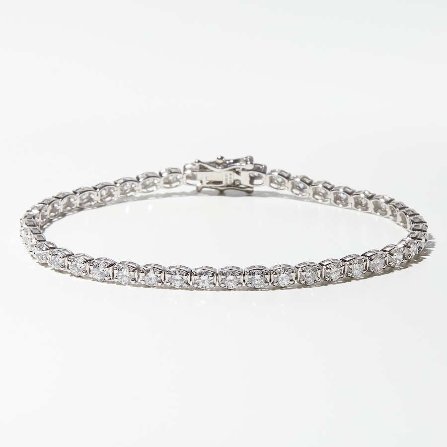 Image 232736_WGL.jpg, Product 232-736 / Price $5,399.99, EVERA Diamonds 14K Gold 6.00 av. ctw Round Shape Diamond Tennis Bracelet from Evera Diamonds on TSC.ca's Jewellery department