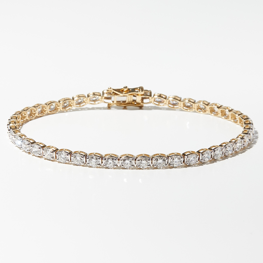 Image 232736_YGL.jpg, Product 232-736 / Price $5,399.99, EVERA Diamonds 14K Gold 6.00 av. ctw Round Shape Diamond Tennis Bracelet from Evera Diamonds on TSC.ca's Jewellery department