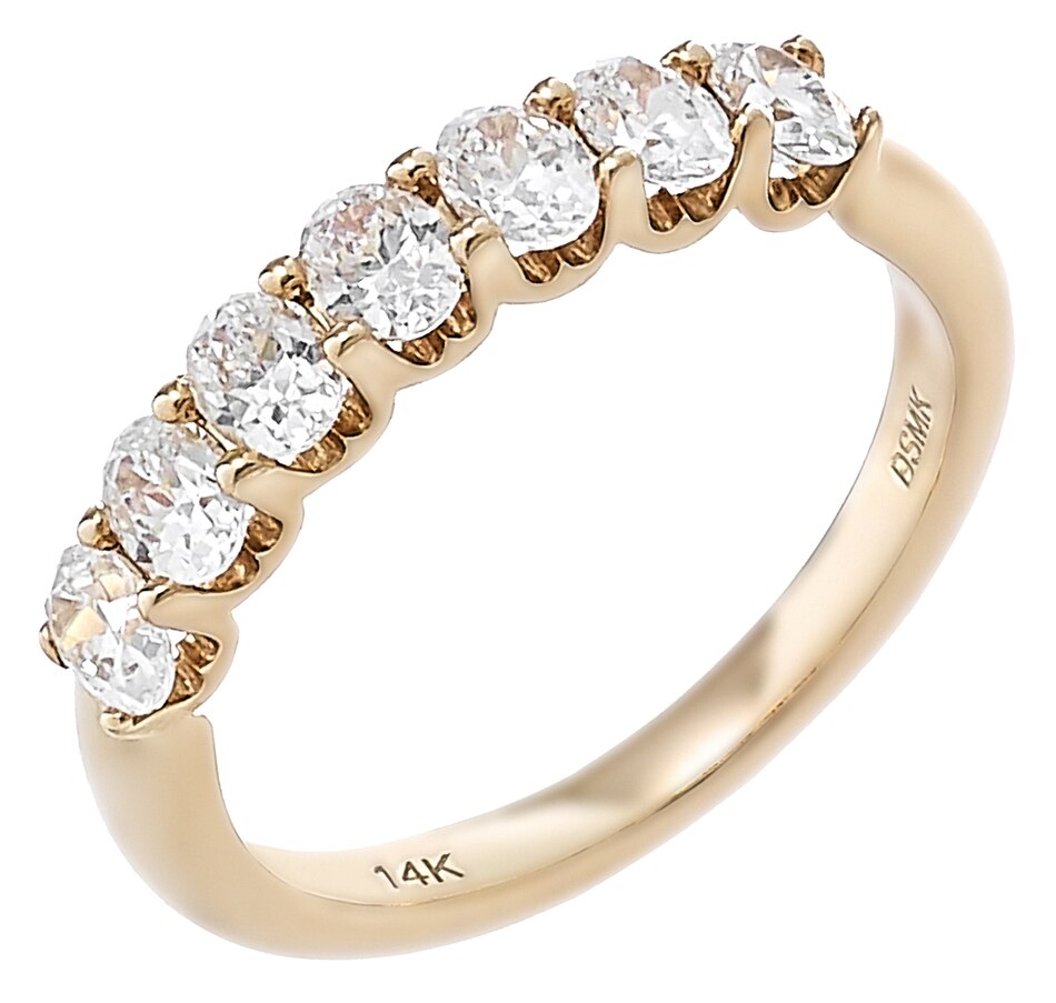 Image 232782_YGL.jpg, Product 232-782 / Price $299.33, Golden by Deborah Freund 14K Gold 7 Stone Cubic Zirconia Ring from GOLDEN by Deborah Freund on TSC.ca's Jewellery department