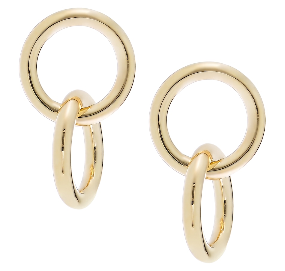 Jewellery - Earrings - Stefano Oro 14K Yellow Gold Embrace Earrings ...