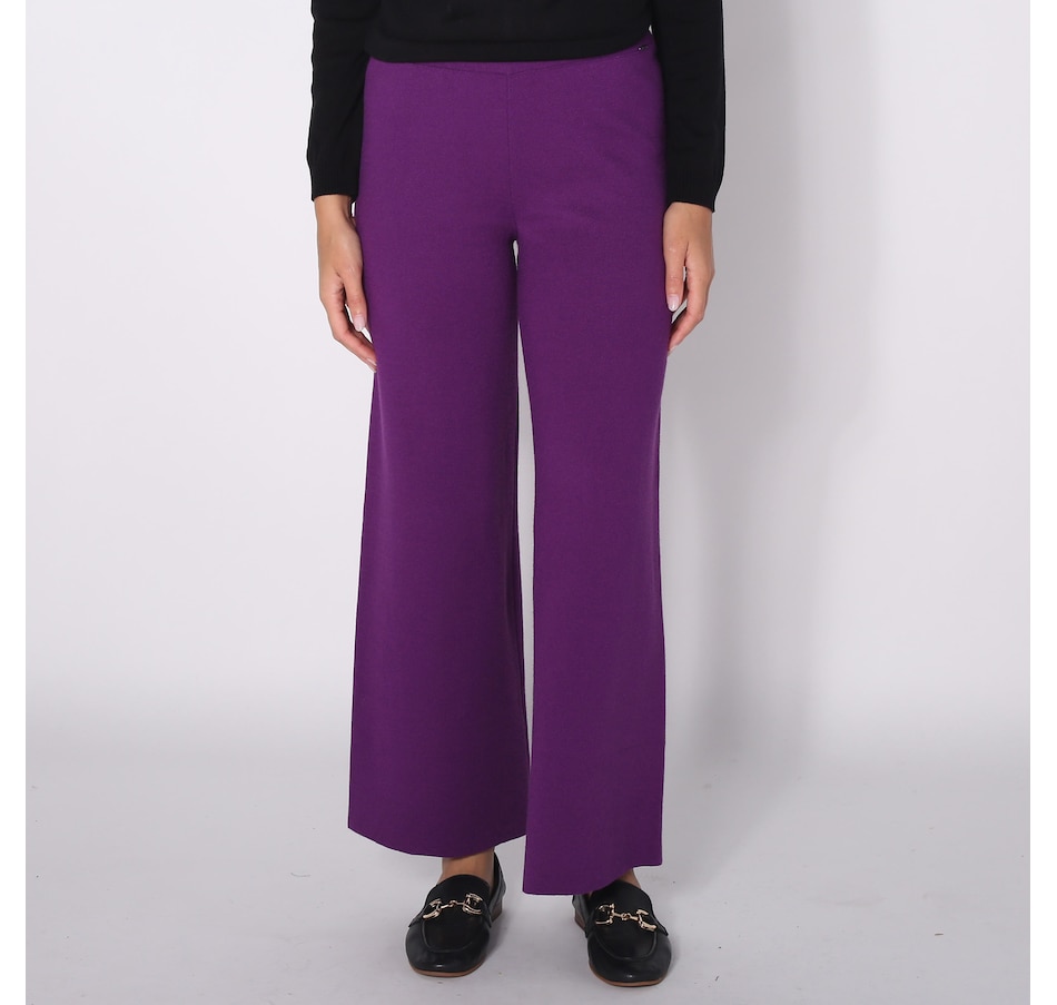 Image 232909_VIO.jpg, Product 232-909 / Price $34.33, Aggel Knitwear Viscose Blend Pant from Aggel on TSC.ca's Fashion department