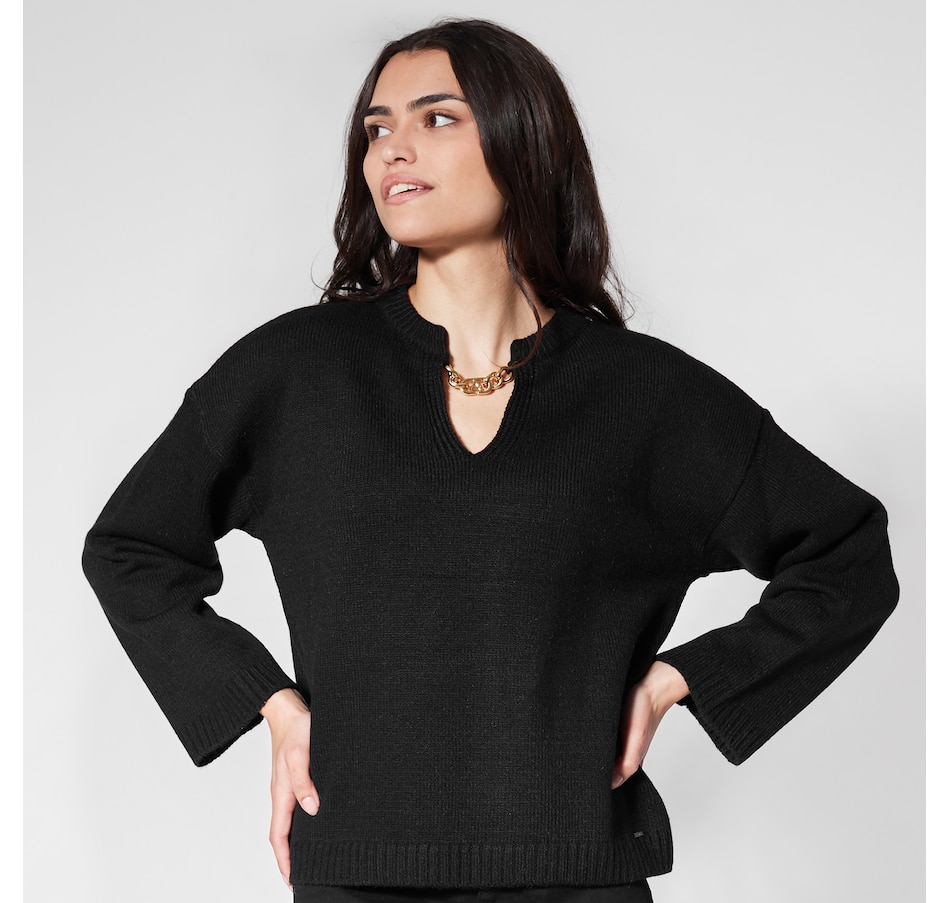 Image 232920_BLK.jpg, Product 232-920 / Price $29.33, Aggel Knitwear Chain Embellished Sweater from Aggel on TSC.ca's Fashion department