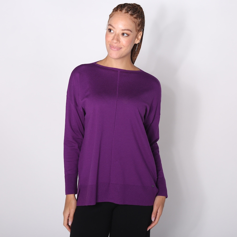 Image 232926_VIO.jpg, Product 232-926 / Price $35.33, Aggel Knitwear Viscose Blend Sweater from Aggel on TSC.ca's Fashion department