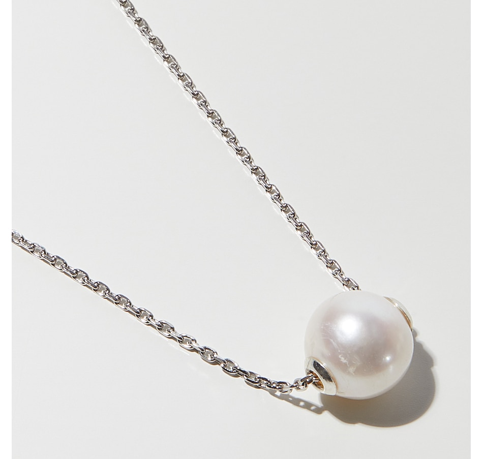 Image 232991.jpg, Product 232-991 / Price $129.99, Roz Kwan Sterling Silver 10mm-11mm White Freshwater Pearl Necklace from Roz Kwan Jewellery Collection on TSC.ca's Jewellery department