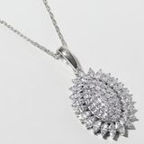 14K Gold 0.50ctw Diamond Pendant with Chain