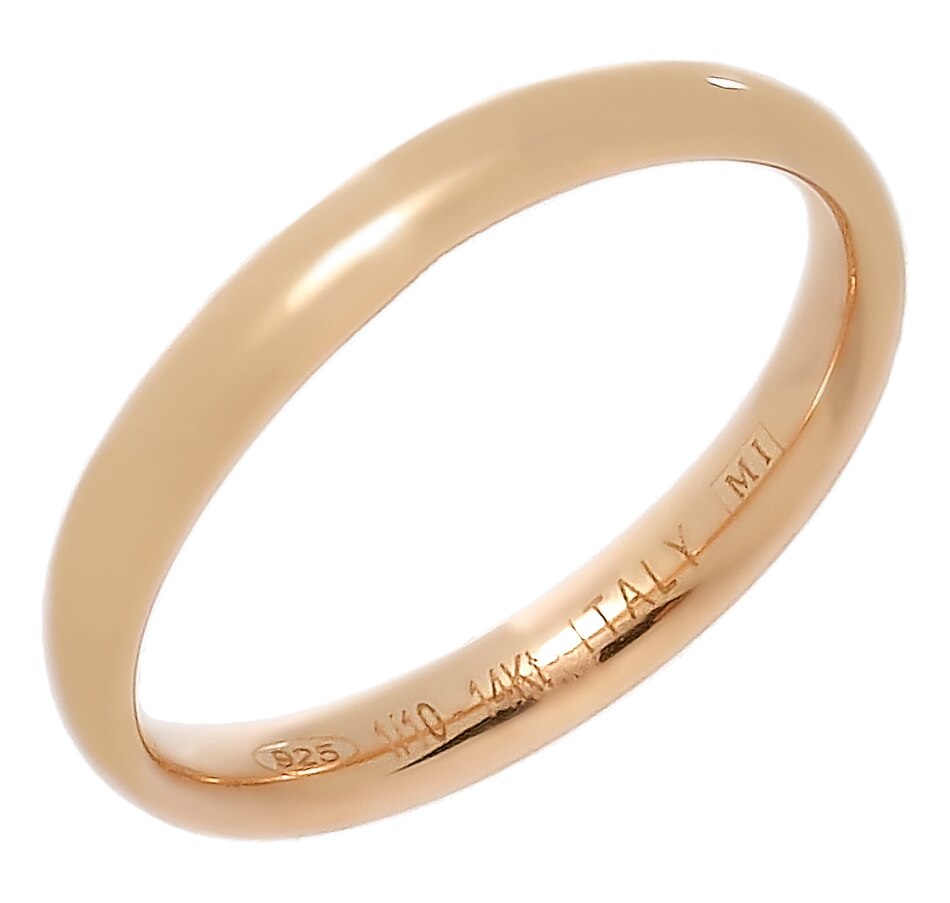 Image 233301_YGL.jpg, Product 233-301 / Price $69.88, 2begold Jewellery 14K Gold and Sterling Silver Classic Plain Band Ring from 2BeGold on TSC.ca's Jewellery department