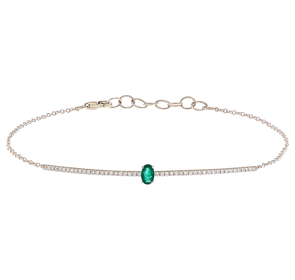 Jewellery - Bracelets - Link Bracelets - Graziela Gems 14K Gold Diamond ...