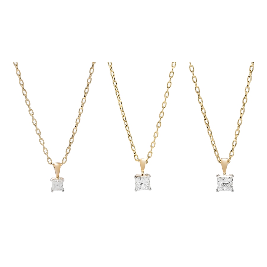 Image 233442_ALTMORE1.jpg, Product 233-442 / Price $1,699.99 - $5,999.99, 18K Gold Princess Cut Diamond Pendant with Chain from Diamond Show on TSC.ca's Jewellery department