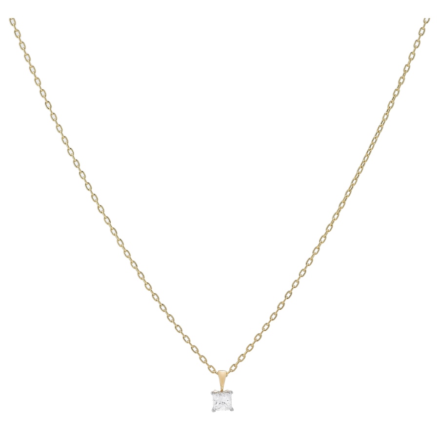 Image 233442_ALTMORE2.jpg, Product 233-442 / Price $1,699.99 - $5,999.99, 18K Gold Princess Cut Diamond Pendant with Chain from Diamond Show on TSC.ca's Jewellery department
