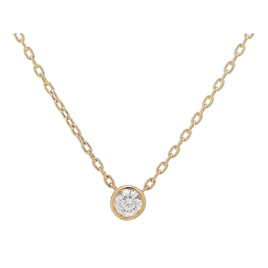 Image 233449_YGL.jpg, Product 233-449 / Price $799.88 - $5,499.88, 18K Gold Bezel Set Diamond Solitaire Necklace from Diamond Show on TSC.ca's Jewellery department