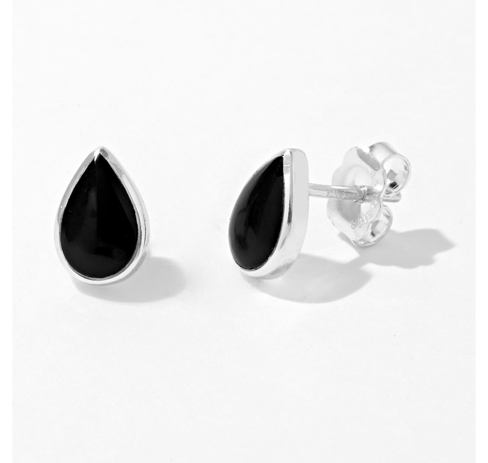Image 233458_ALTMORE1.jpg, Product 233-458 / Price $49.33, Kabana Sterling Silver Pear Shape Gemstone Inlay Stud Earrings from Kabana Jewellery on TSC.ca's Jewellery department