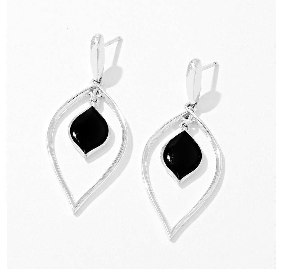 Image 233461_ONX.jpg, Product 233-461 / Price $149.33, Kabana Sterling Silver Gemstone Inlay Drop Earrings from Kabana Jewellery on TSC.ca's Jewellery department
