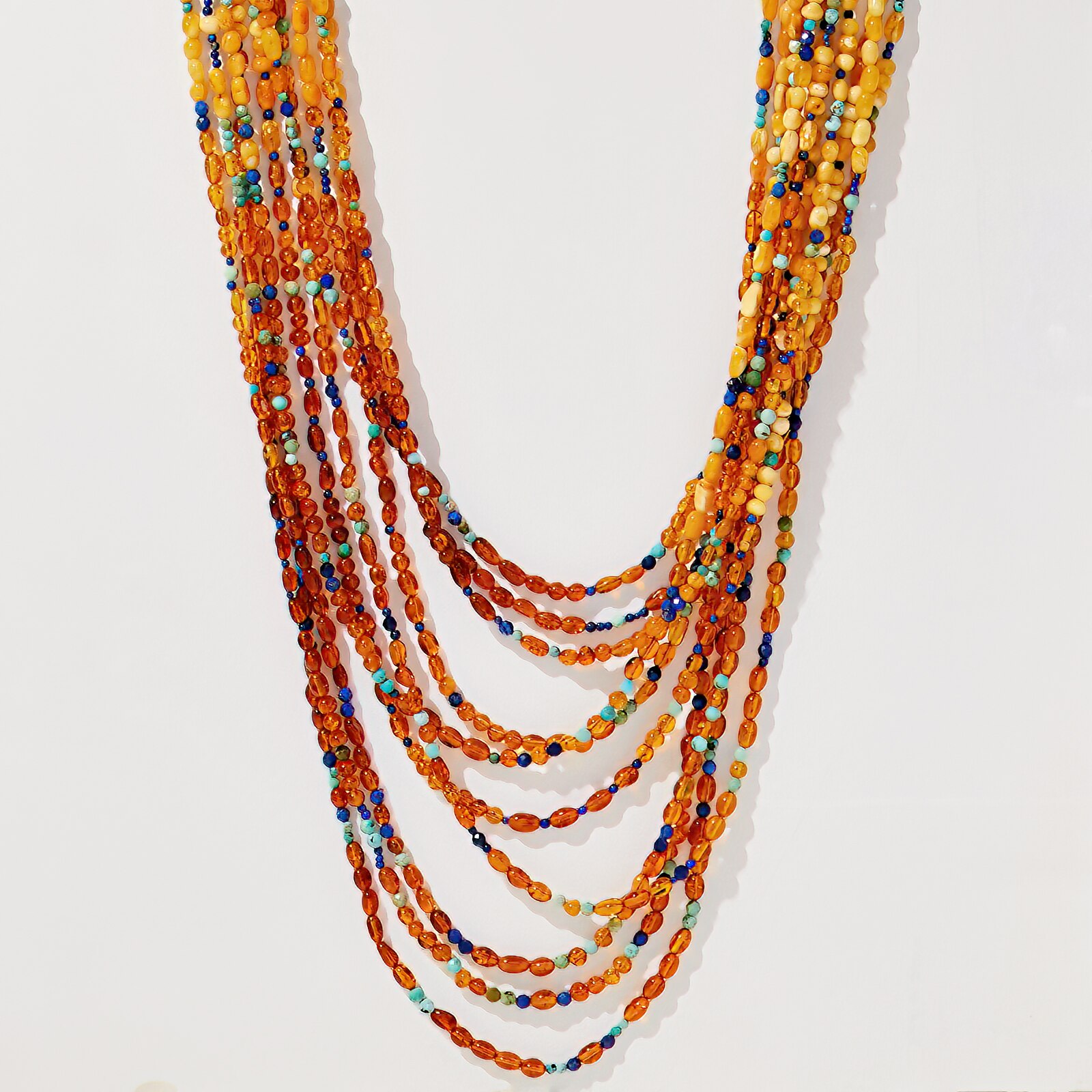 multi precious stone necklace