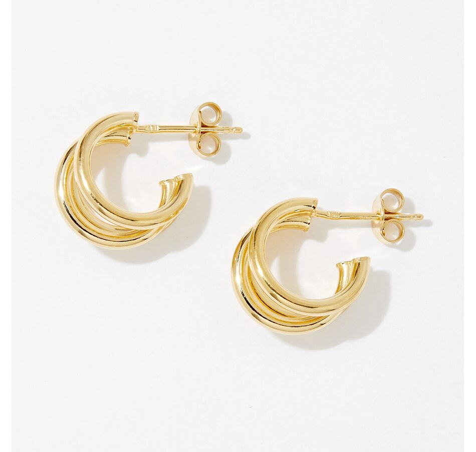 Image 233525_ALTMORE1.jpg, Product 233-525 / Price $29.88, Silver Gallery Sterling Silver Triple-Row Hoop Earrings from Silver Gallery on TSC.ca's Jewellery department