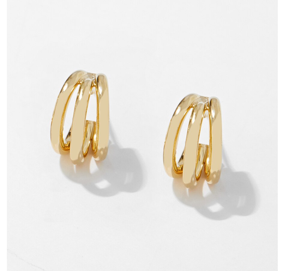 Image 233525_YGP.jpg, Product 233-525 / Price $29.88, Silver Gallery Sterling Silver Triple-Row Hoop Earrings from Silver Gallery on TSC.ca's Jewellery department