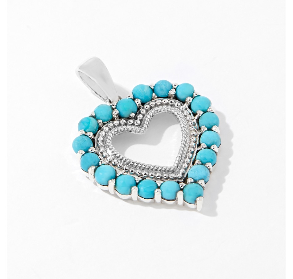 Image 233533_MOTRQ.jpg, Product 233-533 / Price $69.33, Himalayan Gems Sterling Silver Gemstone Heart Pendant from Himalayan Gems on TSC.ca's Jewellery department
