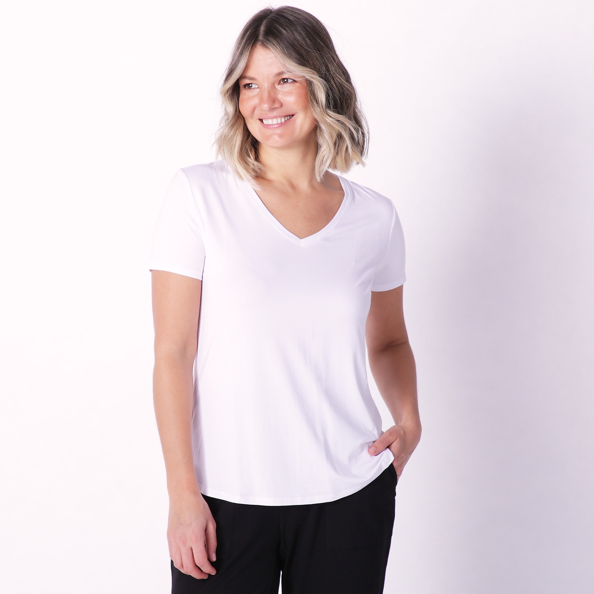 TSC-V-Neck Cool TeesizeL - www.genipabupraia.com.br