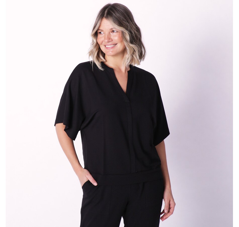 Clothing & Shoes - Tops - Shirts & Blouses - Terrera Mable V Neck Top ...