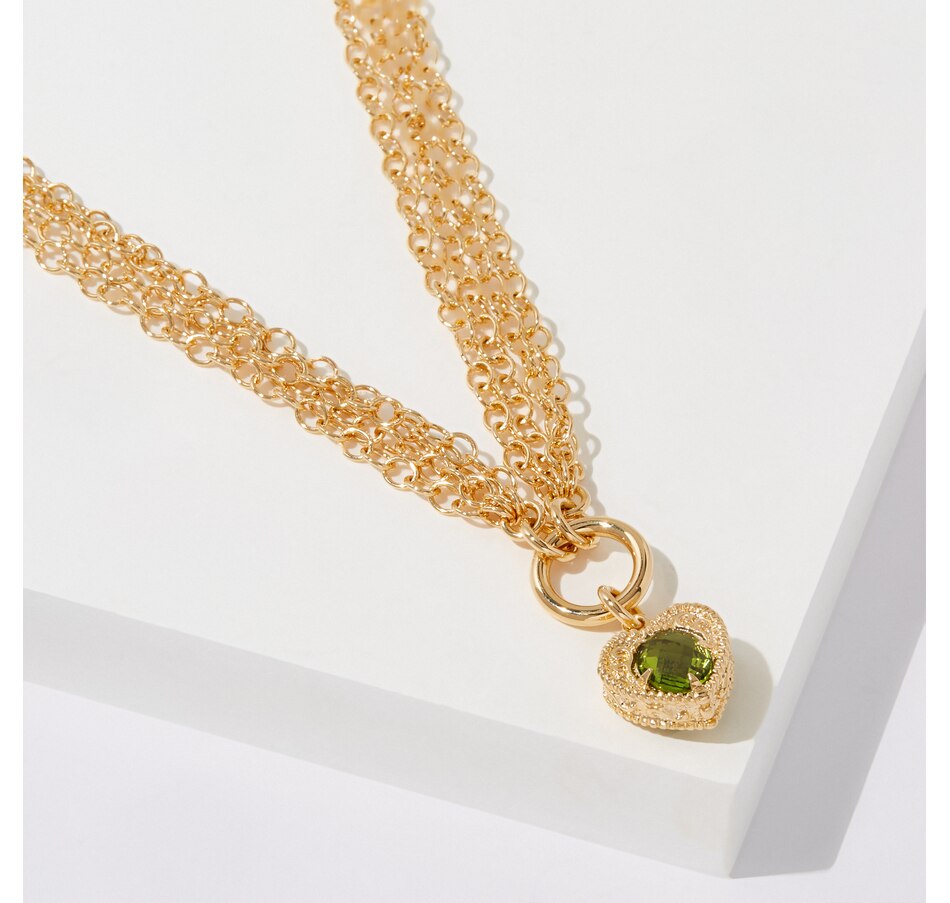 Image 233572.jpg, Product 233-572 / Price $149.99, Bronzoro Multi-Chain Heart Necklace from Bronzoro on TSC.ca's Jewellery department