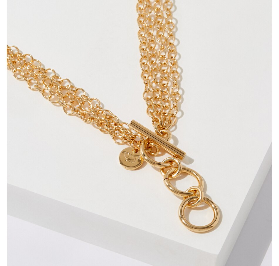 Image 233572_ALTMORE2.jpg, Product 233-572 / Price $149.99, Bronzoro Multi-Chain Heart Necklace from Bronzoro on TSC.ca's Jewellery department