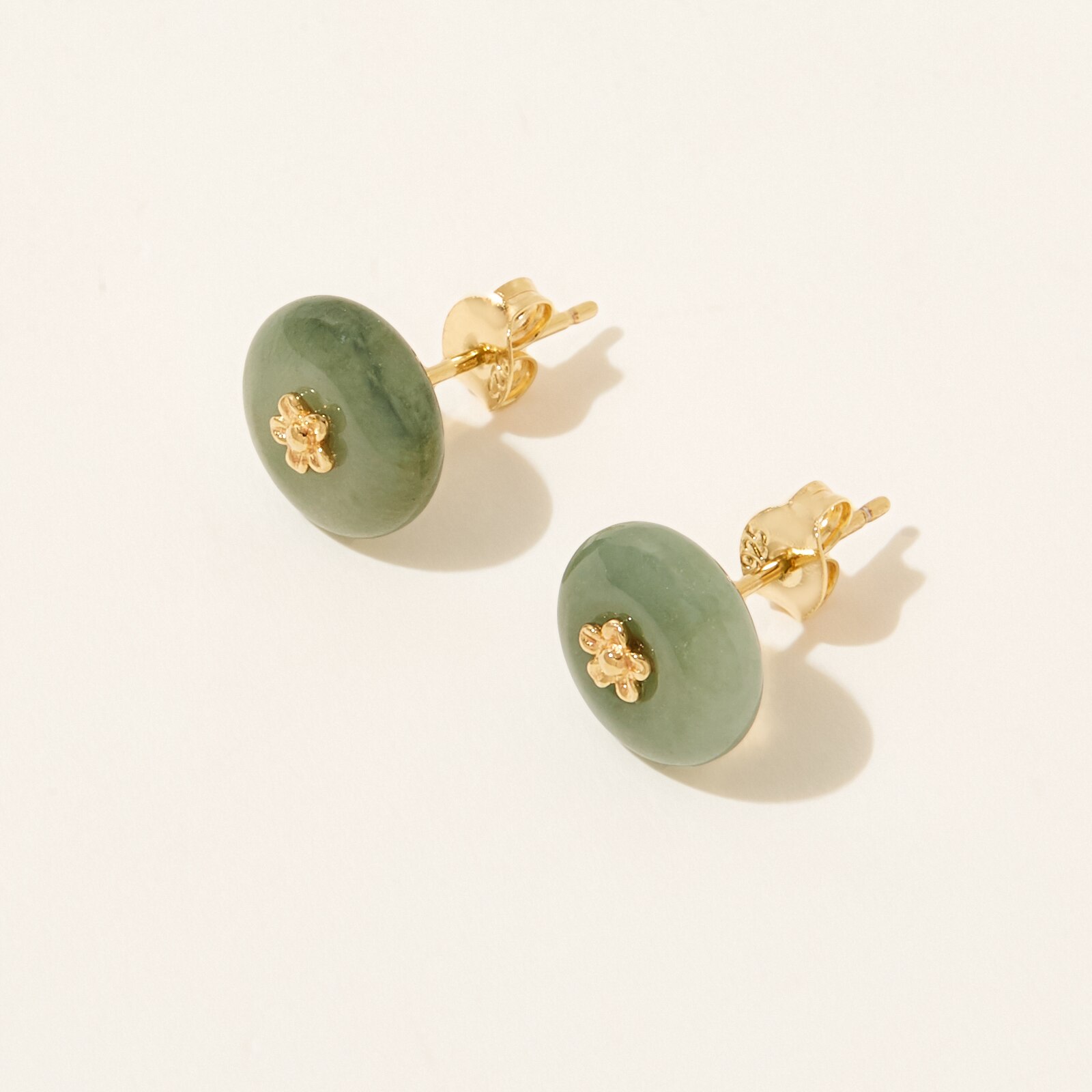 Green Tourmaline Pear Bezel Stud Earrings