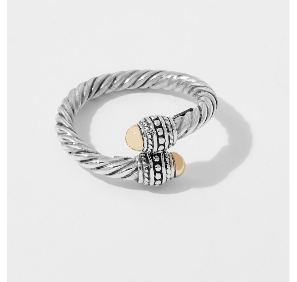 Jewellery Rings Bypass Samuel B Collection Sterling Silver & 18K