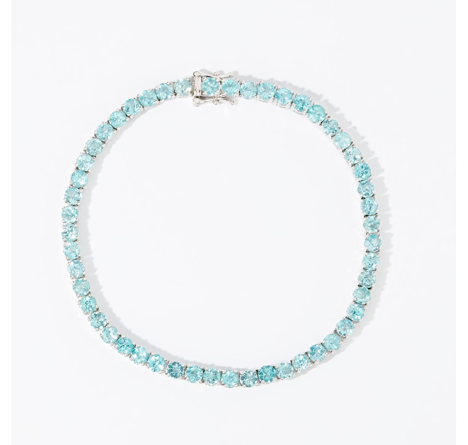 Image 233639.jpg, Product 233-639 / Price $279.99, Gem Reflections Sterling Silver Apatite Tennis Bracelet from Gem Reflections on TSC.ca's Jewellery department