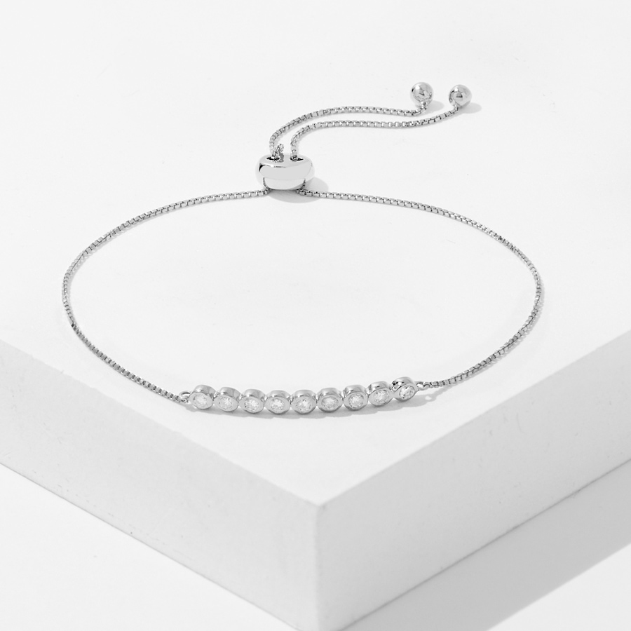 Image 233672_WGL.jpg, Product 233-672 / Price $799.33, Graziela Gems 14K Gold 0.25 av. ctw Diamond Sliding Bracelet from Graziela Gems on TSC.ca's Jewellery department