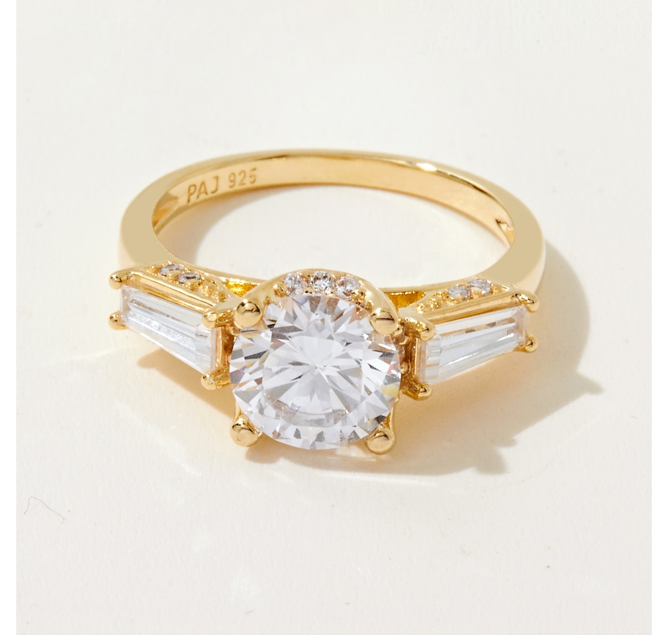 Image 233681_GPRND.jpg, Product 233-681 / Price $109.99, Diamonelle Sterling Silver Solitaire Ring from Diamonelle on TSC.ca's Jewellery department