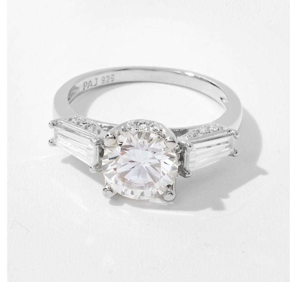 Image 233681_RHRND.jpg, Product 233-681 / Price $109.99, Diamonelle Sterling Silver Solitaire Ring from Diamonelle on TSC.ca's Jewellery department