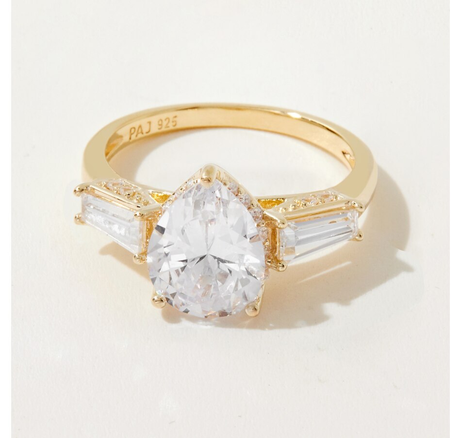 Image 233681_YGPER.jpg, Product 233-681 / Price $109.99, Diamonelle Sterling Silver Solitaire Ring from Diamonelle on TSC.ca's Jewellery department