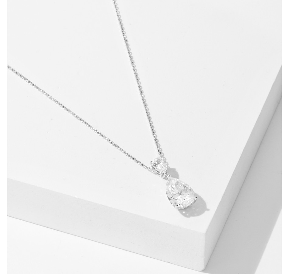 Image 233683.jpg, Product 233-683 / Price $89.99, Diamonelle Sterling Silver Pear-Shaped Drop Pendant with Chain from Diamonelle on TSC.ca's Jewellery department